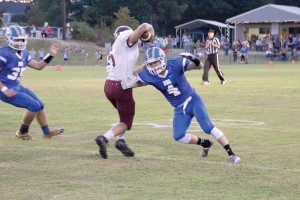 John Coleman (4) brings the defensive pressure. (Photo/Martha Ladd)