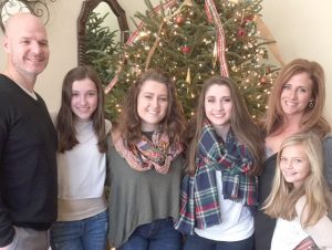 The Mullennax family: James (husband); Macie, 13; KeeLe, 18; Ansley, 17; Brandy; and Alyssa, 11. Brandy joins Richard Winn Academy as head of school this fall.