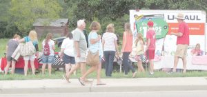 Shoppers at last year's Big Grab search for deals.