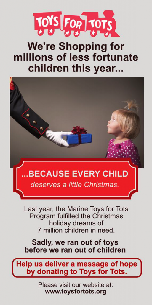 Brighten The Season With Toys For Tots