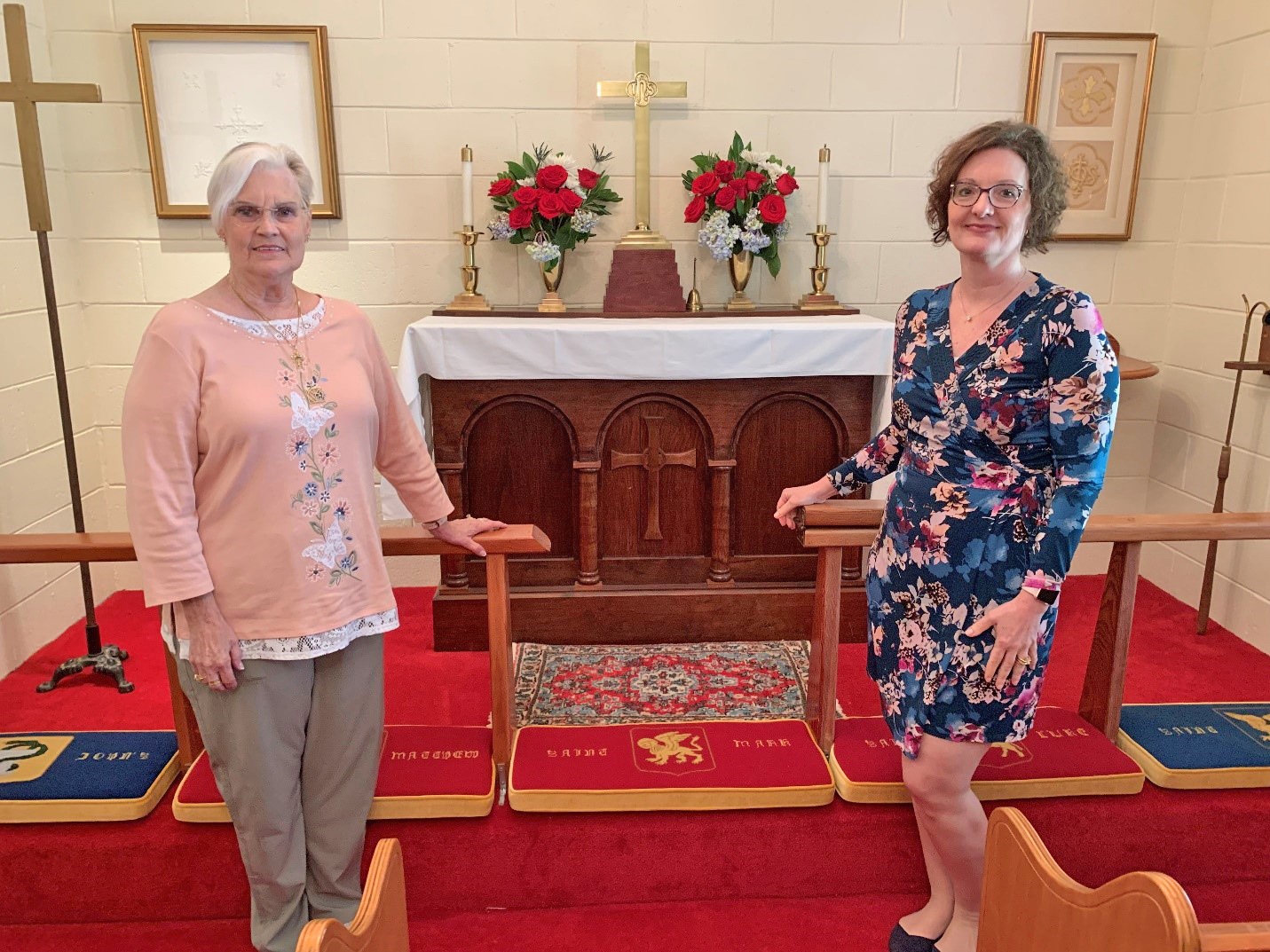 Needlepoint kneelers memorialize soldier The Voice of Blythewood