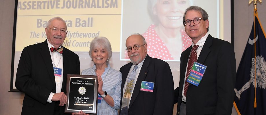 Voice publisher receives Jay Bender award