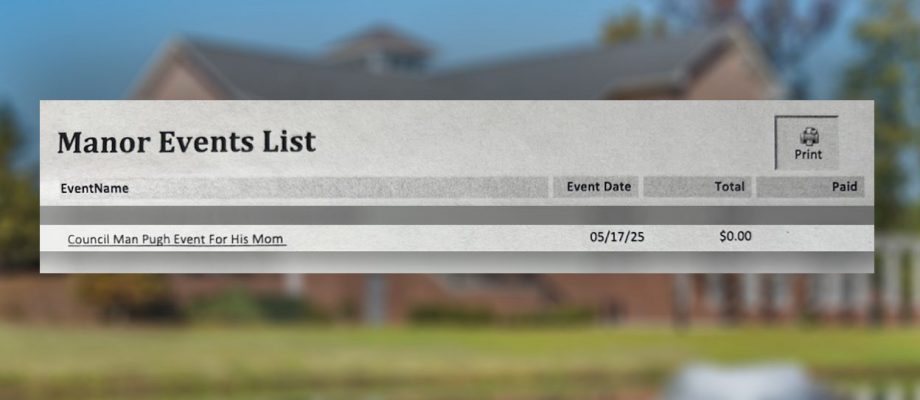 More than $40K in comped Manor reservation fees  linked to mayor