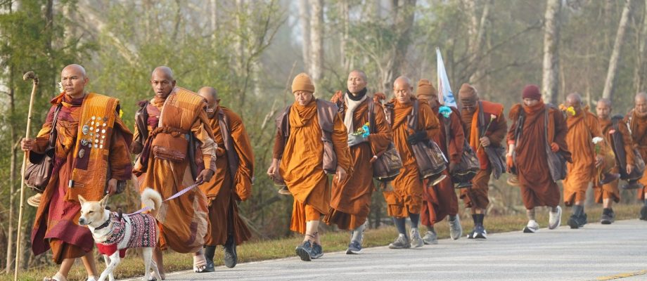 Buddhist Monks and Aloka to travel thru Blythewood; overnight in Ridgeway