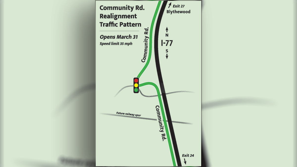Community Road to reopen March 31