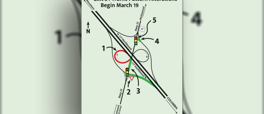 Exit 24 traffic pattern alterations to begin March 19
