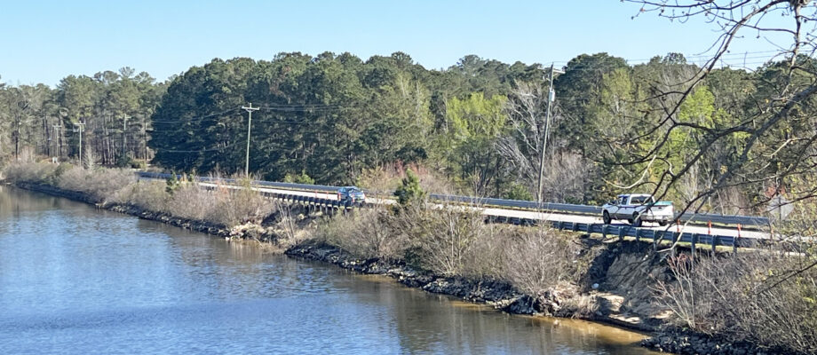 Erosion could lead to closing of Longtown Road East that runs over Lake Columbia dam