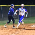 Prevatt (27) rounds third after homering to center.  | Laura Bonds